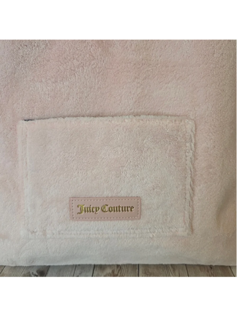 Women's Juicy Couture Pink Plush Tote Bag NWOT